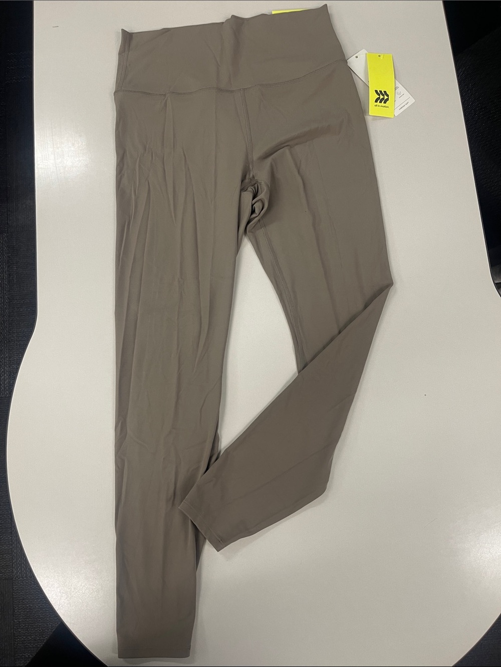 all in motion Women's High-Waist Leggings in Taupe